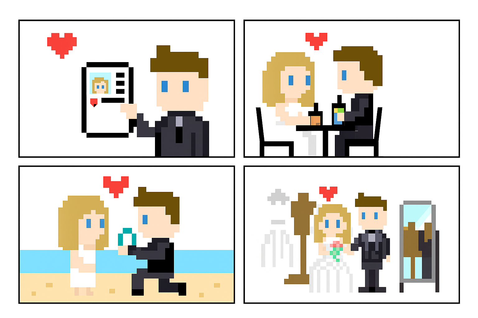 A mi történetünk pixel artban